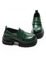 Pantofi Casual Dama din piele naturala 8307 GREEN | ADVANCER