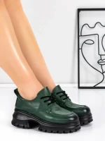 Pantofi Casual Dama din piele naturala 8305 GREEN | ADVANCER
