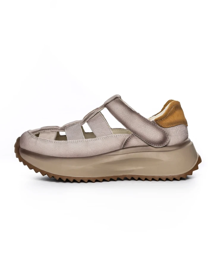 Pantofi Sport Dama din piele naturala KM8882 CREAM | ADVANCER