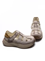 Pantofi Sport Dama din piele naturala KM8882 CREAM | ADVANCER