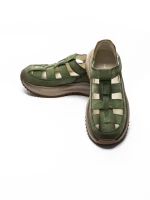 Pantofi Sport Dama din piele naturala KM8882 GREEN | ADVANCER