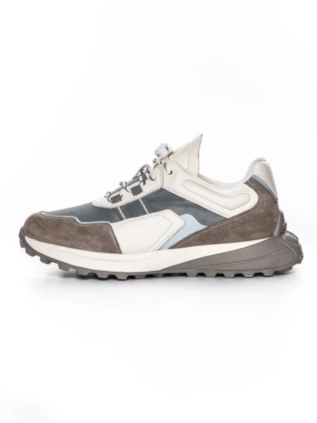 Pantofi Sport Barbati din piele naturala 20676 GREY | ADVANCER