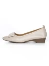 Balerini Dama din piele naturala 518-1 CREAM | ADVANCER