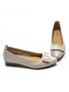 Balerini Dama din piele naturala 518-1 CREAM | ADVANCER