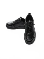 Pantofi Casual Barbati din piele naturala 929105 BLACK | ADVANCER