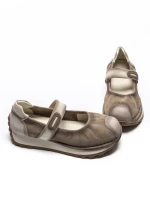 Pantofi Casual Dama din piele naturala KM9205 KHAKI | ADVANCER