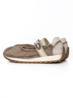 Pantofi Casual Dama din piele naturala KM9205 KHAKI | ADVANCER