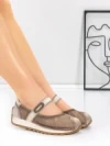 Pantofi Casual Dama din piele naturala KM9205 KHAKI | ADVANCER