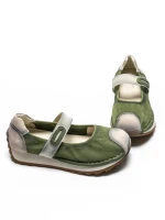 Pantofi Casual Dama din piele naturala KM9205 GREEN | ADVANCER