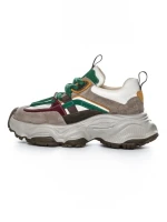 Pantofi Sport Dama din piele naturala HY1369 APRICOT-RED | FRANCO GERARDO