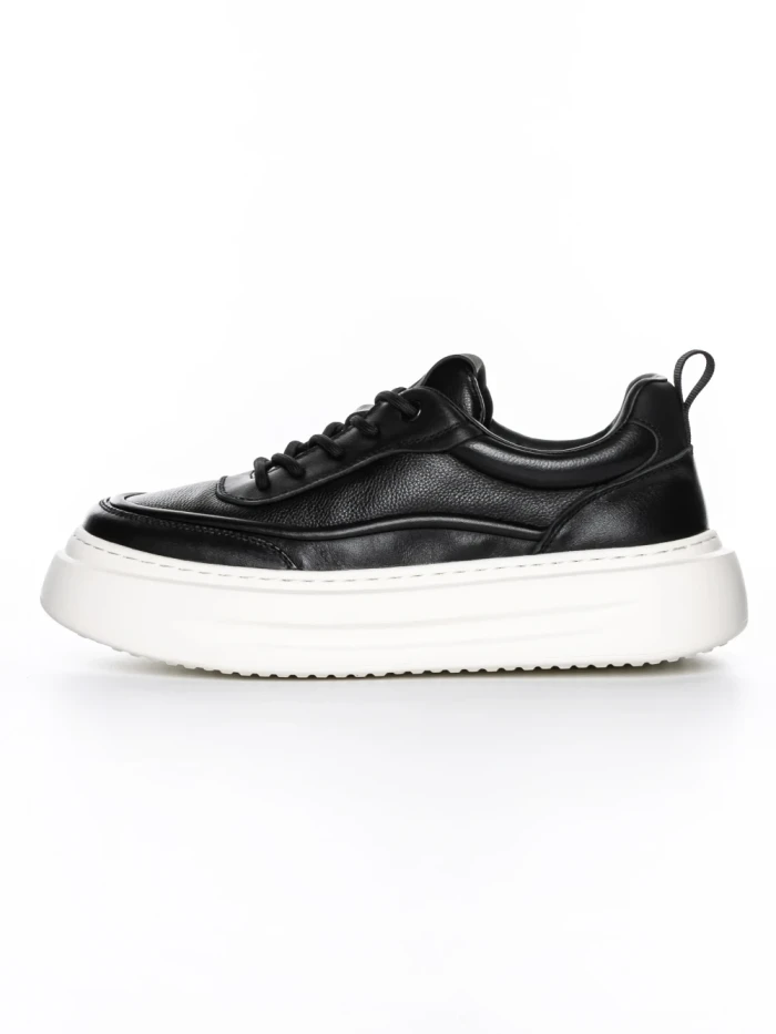Pantofi Sport Barbati din piele naturala 5312 BLACK | ADVANCER