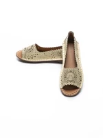 Balerini Dama din piele naturala 355-2 YELLOW | ADVANCER