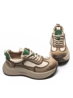 Pantofi Sport Dama din piele naturala 572103 GREEN | FRANCO GERARDO