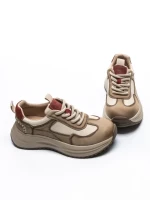 Pantofi Sport Dama din piele naturala 572103 RED | FRANCO GERARDO