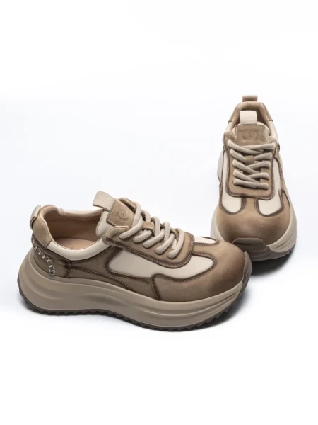 Pantofi Sport Dama din piele naturala 572103 APRICOT | FRANCO GERARDO