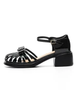 Sandale Dama din piele naturala TP3788-7 BLACK | ADVANCER