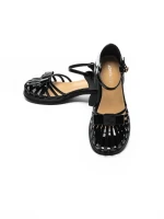 Sandale Dama din piele naturala TP3788-7 BLACK | ADVANCER