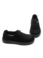 Pantofi Casual Dama din piele naturala 8736 BLACK | FORMAZIONE