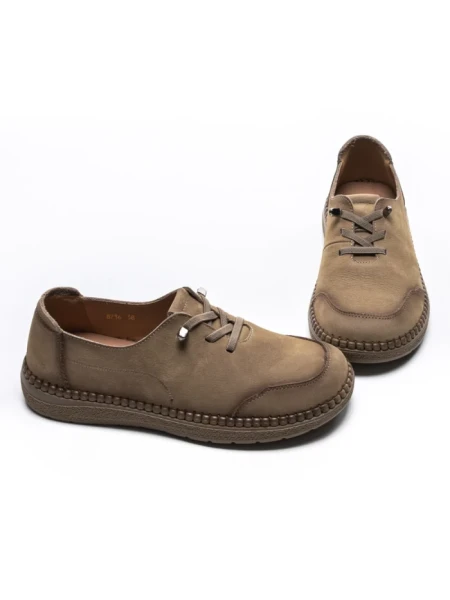 Pantofi Casual Dama din piele naturala 8736 APRICOT | FORMAZIONE