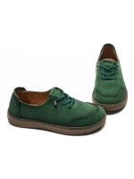 Pantofi Casual Dama din piele naturala 8736 GREEN | FORMAZIONE