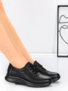 Pantofi Casual Dama din piele naturala 5712567 BLACK | ADVANCER