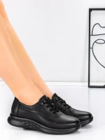 Pantofi Casual Dama din piele naturala 5712567 BLACK | ADVANCER