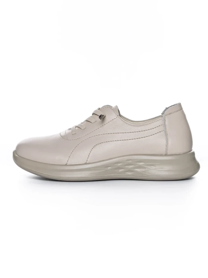 Pantofi Casual Dama din piele naturala 5712567 CREAM | ADVANCER
