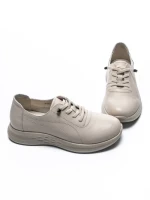 Pantofi Casual Dama din piele naturala 5712567 CREAM | ADVANCER