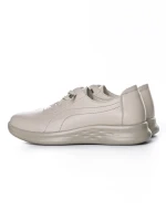 Pantofi Casual Dama din piele naturala 5712567 CREAM | ADVANCER