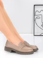 Pantofi Casual Dama din piele naturala 5729501 APRICOT | ADVANCER