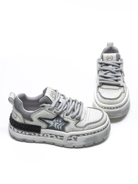 Pantofi Sport Barbati din piele naturala 5038 GREY | ADVANCER