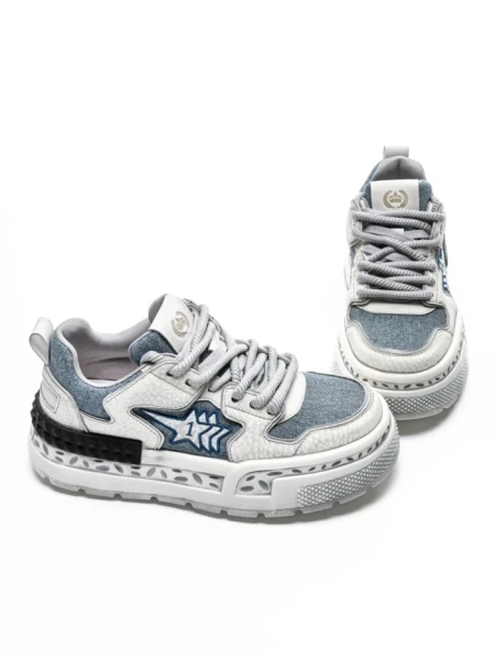 Pantofi Sport Barbati din piele naturala 5038 BLUE | ADVANCER