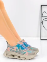 Pantofi Sport Dama din piele naturala 36823-1 GREEN | ADVANCER