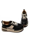 Pantofi Sport Dama din piele naturala 6055 BLACK | ADVANCER