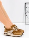 Pantofi Sport Dama din piele naturala 6055 TAUPE | ADVANCER