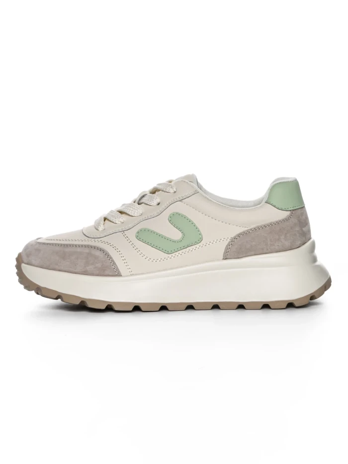 Pantofi Sport Dama din piele naturala 76098-8 GREEN | ADVANCER