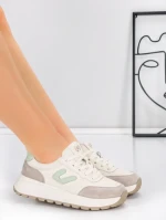 Pantofi Sport Dama din piele naturala 76098-8 GREEN | ADVANCER