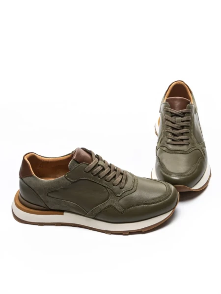 Pantofi Sport Barbati din piele naturala 3-927-25 GREEN | ADVANCER