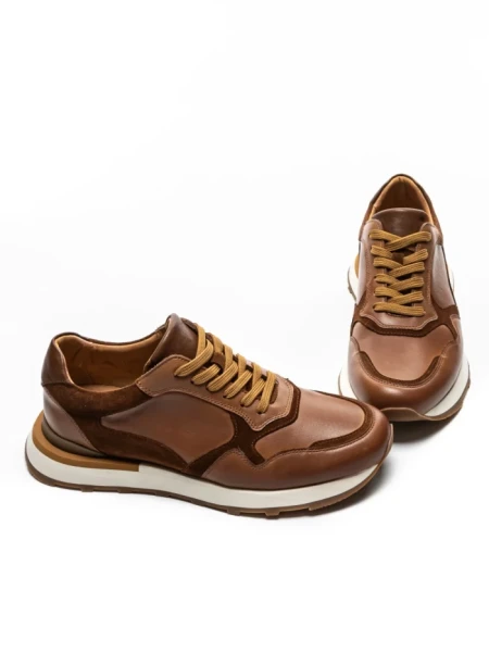 Pantofi Sport Barbati din piele naturala 3-927-25 BROWN | ADVANCER