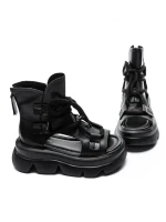 Sandale Dama din piele naturala 19685 BLACK | ADVANCER