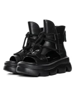 Sandale Dama din piele naturala 19685 BLACK | ADVANCER