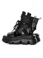 Sandale Dama din piele naturala 19633 BLACK | ADVANCER