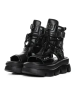 Sandale Dama din piele naturala 19633 BLACK | ADVANCER