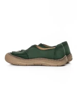 Pantofi Casual Dama din piele naturala KM5165 GREEN | ADVANCER