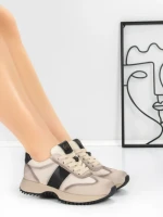 Pantofi Sport Dama din piele naturala KM3309 BLACK | ADVANCER