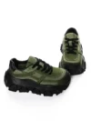 Pantofi Sport Dama din piele naturala 9805 GREEN | FRANCO GERARDO