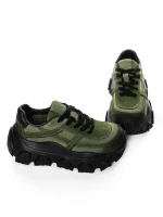 Pantofi Sport Dama din piele naturala 9805 GREEN | FRANCO GERARDO