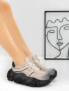 Pantofi Sport Dama din piele naturala 9805 GREY | FRANCO GERARDO