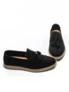 Mocasini Barbati din piele naturala 25891 BLACK | FRANCO GERARDO
