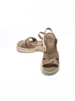 Sandale Dama din piele naturala 2567 APRICOT | ADVANCER